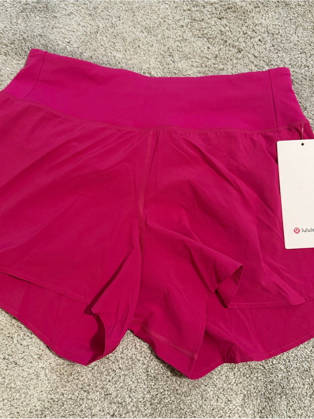 lululemon athletica Women's Fuchsia speed up Performance Athletic Shorts